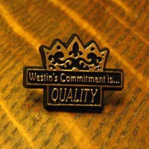 Westin Hotel Vintage Lapel Pin